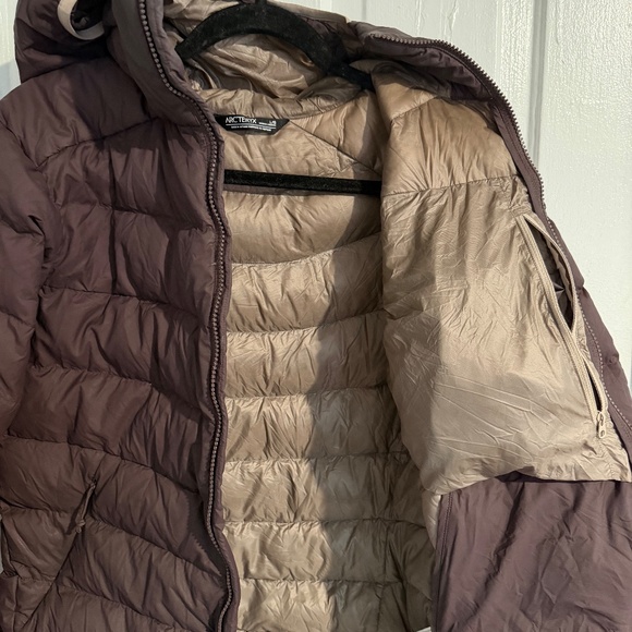 Arcteryx Cerium Hoody, Maroon, Large, Women - Picture 4 of 5